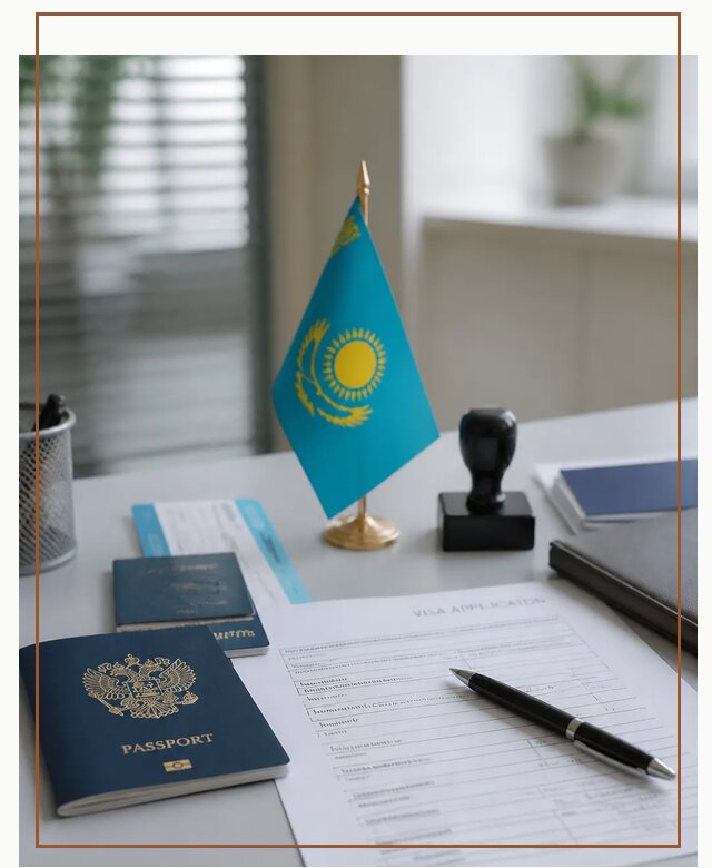 Оформление визы в Казахстан для поездки и работы в Батайске
