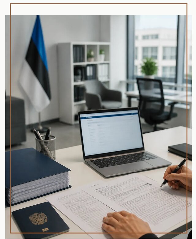 Оформление ВНЖ в Эстонии для переезда и легального проживания в Батайске