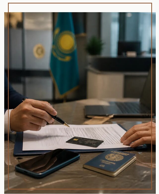 Открытие счета и банковской карты в Казахстане в Батайске